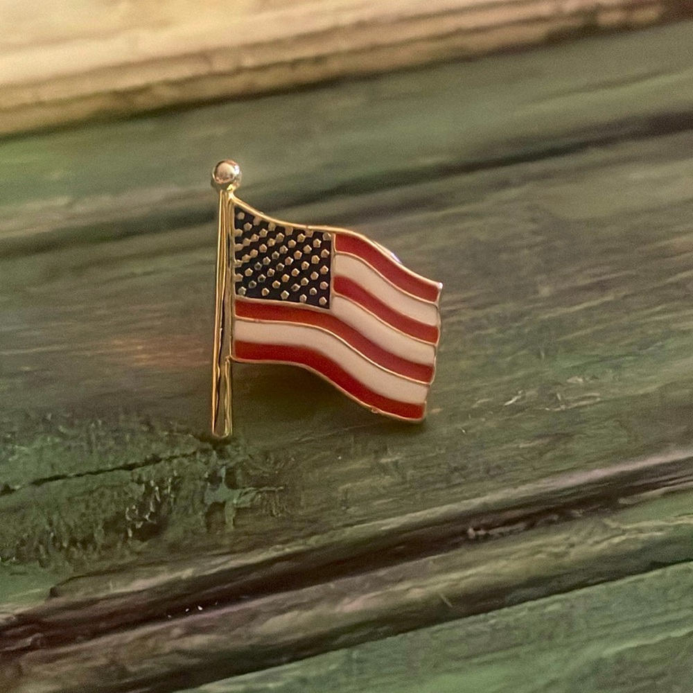 American Flag pin